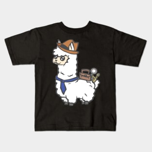 Alpaca Llama Farmer Farmer Funny Kids T-Shirt